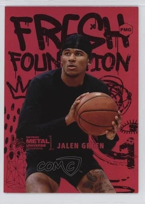 2021 Skybox Metal Universe Champions PMG Red /150 Jalen Green #FF1 Rookie RC - Image 1 of 2