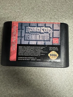 RoboCop vs. The Terminator | Sega Genesis, 1993 | Cart Only | Tested - Image 1 of 4