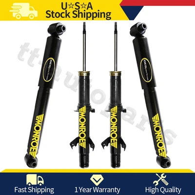 Monroe Front Rear Struts Shocks Absorber Fits 2003 2004 2005 2006 2007 Mazda 6 - Image 1 of 4