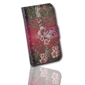 Design No.1 Book Style Handy Tasche Cover für Samsung i8190 i8195 Galaxy S3 Mini - Picture 1 of 12