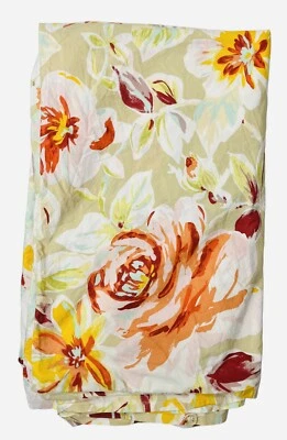 Garnet Hill Rustic Rose Floral King Duvet Floral Bedding Supima Cotton - Image 1 of 4