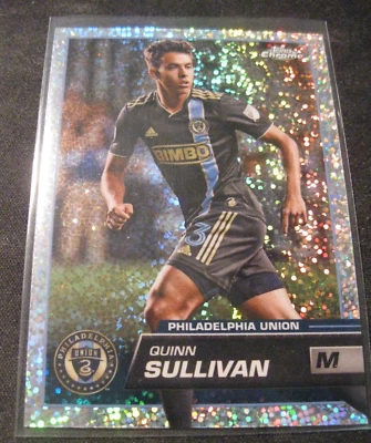 QUINN SULLIVAN 2023 Topps Chrome MLS Speckle Refr. #107 PHILADELPHIA UNION Mint - Image 1 of 2