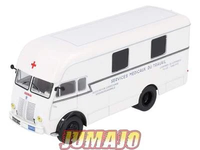 BER71 CAMIONS 1/43 Hachette IXO BERLIET GLA 5R Fourgon intégral Croix rouge - Photo 1/4
