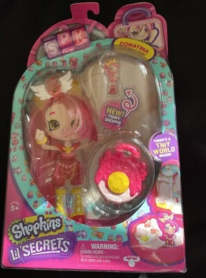 2017 Shopkins Lil Secrets Shoppies Donatina n her secret locket doll - Image 1 of 3