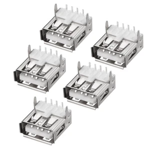Conector mini tipo usb pcb-un conector hembra 4 pin ángulo recto 90 grados 5pcs - Imagen 1 de 4