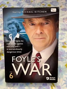 DVD Foyles War Set 6 Acorn Media 3 Disc set Michael Kitchen Anthony Howell Honey - Picture 1 of 8