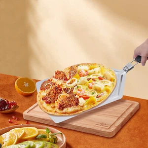 Pizzaschaufel Edelstahl Pizzaheber Pizzawender Ofenschaufel Brotschieber Pizza - Bild 1 von 15