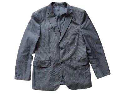 Blazer masculino MADISON AVENUE cinza tamanho sólido 52 poliéster - Imagem 1 de 4