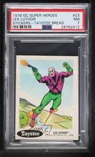 1978 DC Super Hero Stickers Food Issue Taystee Lex Luthor #23 PSA 7 0ts2