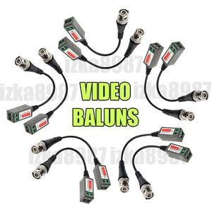 E5 - CAT5 CCTV Camera BNC VIDEO BALUN Transceiver UTP Cable 202P Coaxial Coax - Picture 1 of 4