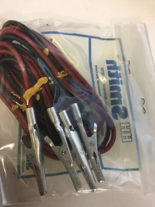 607 HH SMITH Alligator Clip Test Lead, 38 ", 965.2 mm, Black, Red, 8 A, 5 kV NEW - Picture 1 of 1