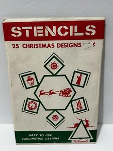 Vintage Christmas Stencils For Spray Snow Window Designs - Picture 1 of 2