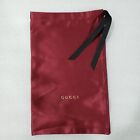 NEW GUCCI - MAROON RED Dust Bag Carrying Pouch for Glasses/Sunglasses/Accessory