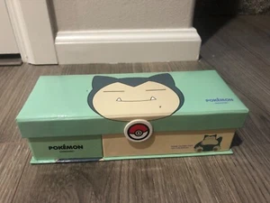 Vintage Pokemon Pencil Case Box 1997 Snorlax Pocket Monsters Ultra Rare Japanese - Picture 1 of 13