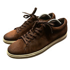 Allen Edmonds "CANAL COURT" Men's Dress Sneakers 12 D Brown Suede