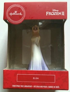 Hallmark Disney Frozen II Elsa Árbol de Navidad Adorno de Vacaciones NUEVO - Imagen 1 de 5