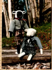 Mr. Baa Fully Jointed Lamb Doll Pattern Soft Sculpture Sewing Country - Picture 1 of 3