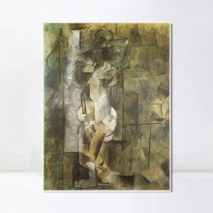 Framed Canvas Giclee Print Art Series#435 by Pablo Picasso 24"x32" - Picture 1 of 6