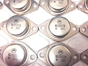 Transistor de alimentación Motorola 1 pieza MJ15024 silicona NPN 16A 250V ECG388 NTE388 - Imagen 1 de 1