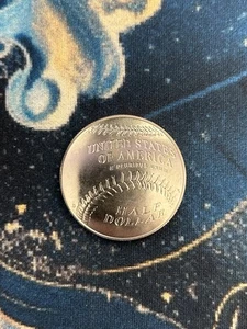 2014-D Baseball Hall Of Fame Commemorative Half Dollar Uncirculated 50C - Picture 1 of 2