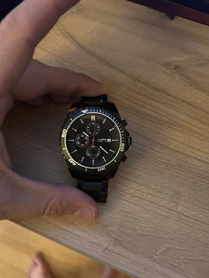 BMW Motorsport M5 M Power Racing Black GTR Car Accessory Sport Chronograph Watch - Image 1 of 4