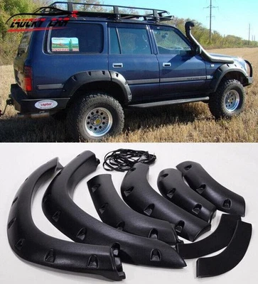 Set Wheel Arch Cover Trim For Toyota Land Cruiser 4500 LC80 FJ80 Fender Flare - Imagem 1 de 4