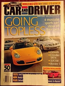 CAR AND DRIVER MAGAZINE MARCH 2005 ISSUE - Picture 1 of 1