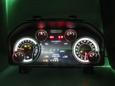 13 RAM 2500 3500 INSTRUMENT GAUGE CLUSTER SPEEDO TACH MILEAGE PROG REBUILT 3261 - Image 1 of 4