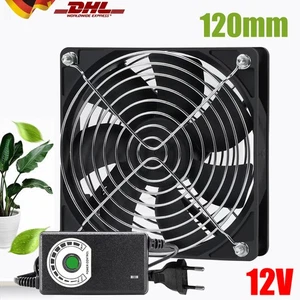Regulowany wentylator PC Wentylator 120 mm Cichy wentylator obudowy PC Wentylator 12V - Zdjęcie 1 z 15