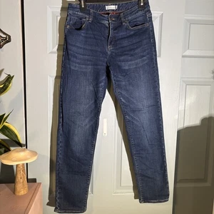 LL Bean Signature karierte gefütterte Damenjeans Gr. 4 - Bild 1 von 11