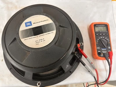 Altavoz JBL E120-8 Vintage 12", Re-coned con Piezas JBL 8 Ohmios - Funciona Foto 1 de 4