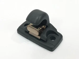 Audi A4 B7 A5 Cabriolet clip de gancho de visera gris ágata nuevo genuino - Imagen 1 de 13