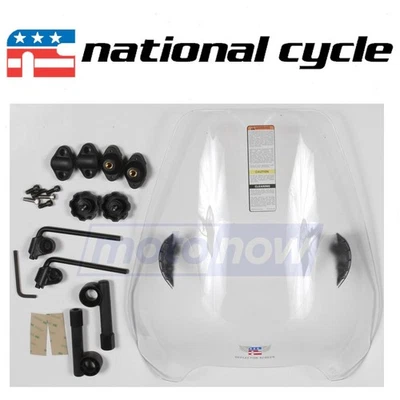 National Cycle Deflector Screen DX for 1987-2002 Kawasaki KLR650 - qg Foto 1 de 4