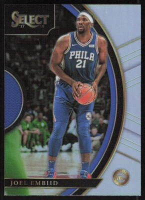 2017-18 Panini Select Concourse Silver Prizms #35 Joel Embiid Philadelphia 76ers - Image 1 of 2