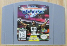 NFL Blitz N64 Nintendo 64 Authentic Working Tested