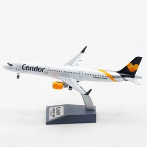Modelo de avión diecast 1:200 JFOX Condor A321 D-AIAI con soporte - Imagen 1 de 9
