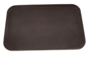 Tablett rutschfest schwarz Serviertableau 60 x 40 cm Speisenträger Polypropylen - Bild 1 von 1