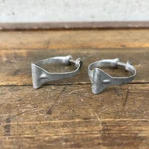 Vintage Specialized Inox  Brake Cable Clips Set 2 Frame Top Tube 1" Stainless - Picture 1 of 8