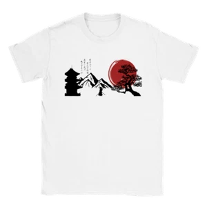 Paesaggio giapponese - T-shirt girocollo unisex - Foto 1 di 5
