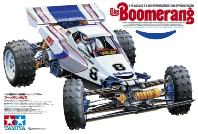 Tamiya 1/10 RC 58418 The Boomerang 2008 4WD Buggy No ESC - Image 1 of 4