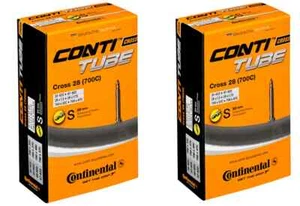 2x Continental Cross 28 700x32-47 Cyclocross Fahrrad Schlauch 60mm Presta Ventil - Bild 1 von 1