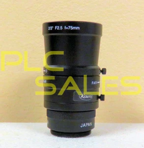 Lente zoom industrial compacta Kowa 75 mm montura C + extensor de TV X2,5  - Imagen 1 de 5