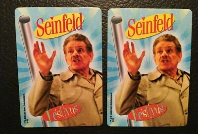 Swap Playing Cards  Seinfeld   Festivus   Frank Costanza  Lot of 2 Cards - Image 1 of 2