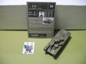 =Axis & Allies Miniatures RESERVES T-35 with card 13/45= - Picture 1 of 1
