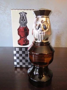 VINTAGE AVON ORIGINALE SCACCHI "IL RE" DECANTER OLAND DOPOBARBA 1972-73 - Foto 1 di 6