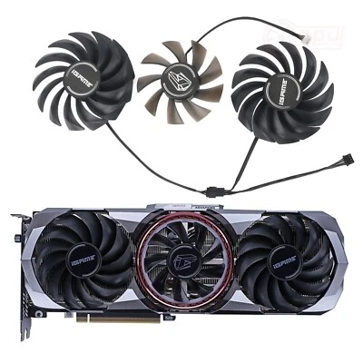 COLORFUL iGame RTX 3060 3070 3080 Ti 3090 Advanced GPU Fan Set PVA080E12R - Image 1 of 4