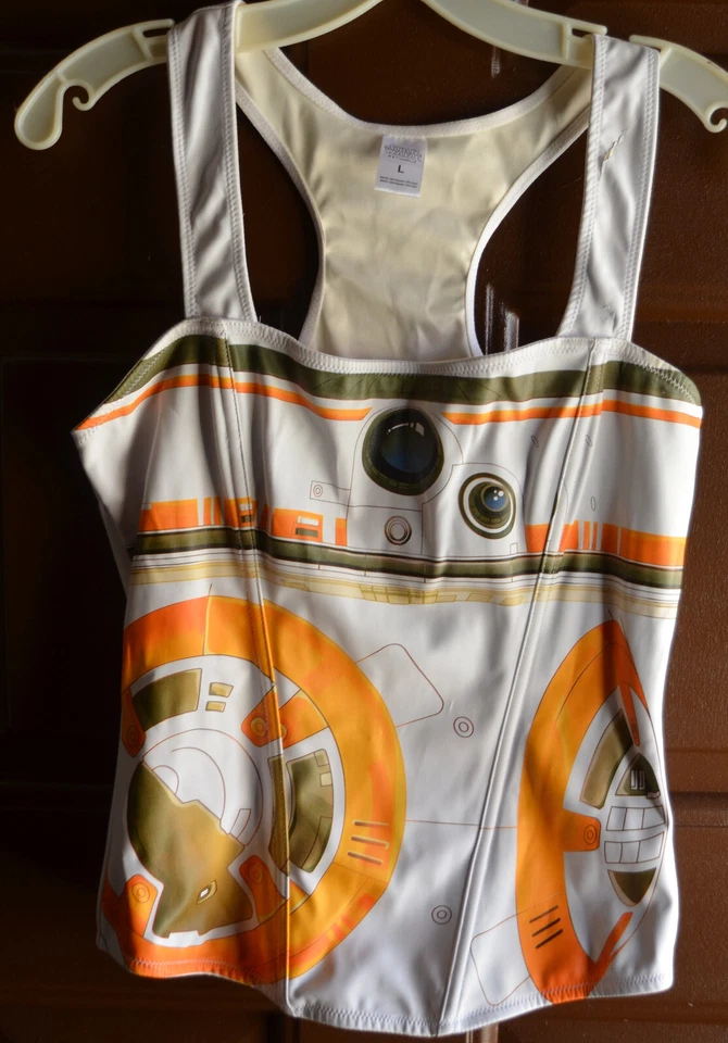 Grande, STAR WARS BB-8 Corsé Top Disfraz Halloween, Disney, Mujer Cosplay Camisa Foto 1 de 3