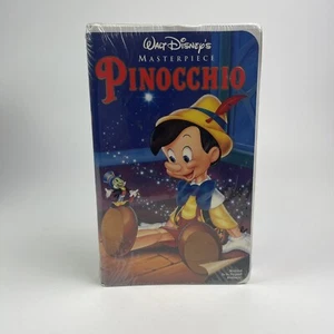 Walt Disney Black Diamond Classic Edition Pinocchio VHS 1993 Clamshell Sealed - Bild 1 von 5