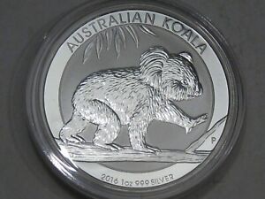 BU 2016 Australian Koala 1 troy oz 999 Fine Silver AUSTRALIA. #7