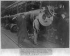 Edwin Denby,1870-1929,inspecting 16-inch,50 caliber gun,Naval Gun Factory,D.C.